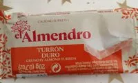 Mängden socker i Turrón duro