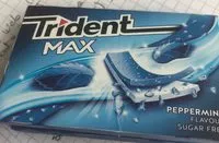 Mängden socker i Trident Max - Peppermint flavour