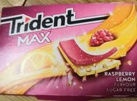 Mängden socker i Trident Max - Raspberry Lemon Flavour