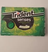 Mängden socker i Trident senses rainforest mint