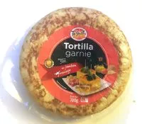 Mängden socker i Tortilla garnie au jambon et fromage