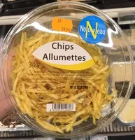 Mängden socker i Chips Allumettes