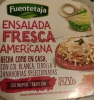 Mängden socker i Ensalada fresca americana