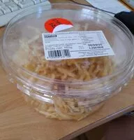 Mängden socker i Chips paille nature