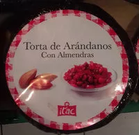 Mängden socker i Torta de arándanos con almendras