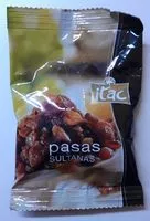 Mängden socker i Pasas sultanas