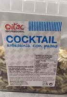 Mängden socker i Cocktail artesanía con pasas
