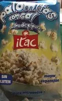 Mängden socker i Palomitas con sal