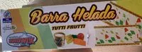Mängden socker i Barra helada tutti frutti