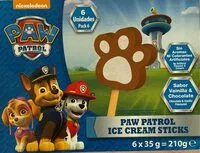 Mängden socker i Paw Patrol ice cream sticks