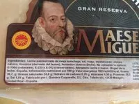 Mängden socker i Queso Manchego Gran Reserva