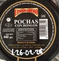 Mängden socker i Pochas con hongos