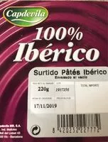 Mängden socker i Surtido Patés 100% ibérico
