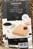 Mängden socker i Bloc de foie gras de pato mi cuit