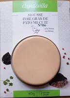 Mängden socker i Mousse Foie Gras de Pato Mi-Cuit