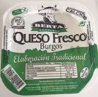 Mängden socker i Queso fresco Burgos