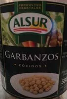 Mängden socker i Garbanzos cocidos
