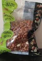 Mängden socker i Cacahuètes crue avec peau