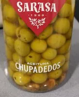 Mängden socker i Aceitunas chupadedos