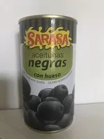Mängden socker i Aceitunas negras - Olives noires entiers