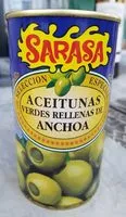 Mängden socker i Aceitunas verdes rellenas de anchoa
