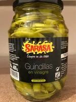 Mängden socker i Guindilas en vinagre