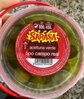 Mängden socker i Aceituna verde