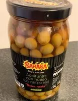 Mängden socker i Aceitunas con hueso