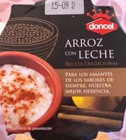 Mängden socker i Arroz con leche