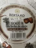 Mängden socker i Bertako con puré de castaña