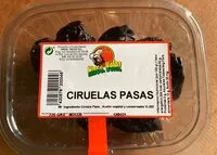 Mängden socker i Ciruelas pasas