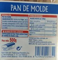 Mängden socker i Pan de molde