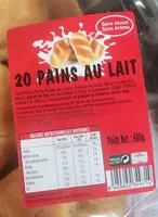 Mängden socker i Pains au lait