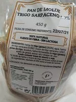 Mängden socker i Pan de molde trigo sarraceno 50℅
