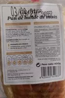 Mängden socker i Pan de molde de maíz