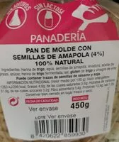 Mängden socker i Pan de molde con semillas de amapola