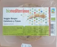 Mängden socker i Veggie Burger calabaza y pasas