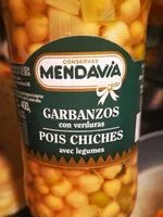 Mängden socker i Pois chiches aux legumes