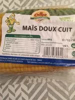 Mängden socker i Maïs doux cuit