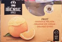 Mängden socker i Fruit. Naranja Helada