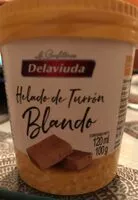 Mängden socker i Helado de turrón blando