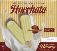 Mängden socker i Polos de horchata