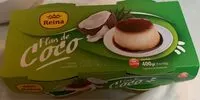 Mängden socker i Flan de coco