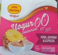 Mängden socker i yogur piña,quinoa y espelta 0% 0%