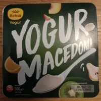 Mängden socker i Yogur macedonia