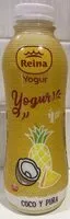 Mängden socker i Yogurt bebible coco y piña