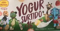 Mängden socker i Yogur surtido