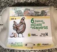 Mängden socker i 6 huevos de gallinas camperas