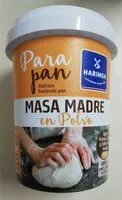 Mängden socker i Masa madre en polvo