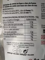 Mängden socker i HARINA DE AVENA NEUTRA